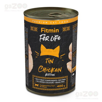 FITMIN cat For Life Kitten Chicken in gravy 400g
