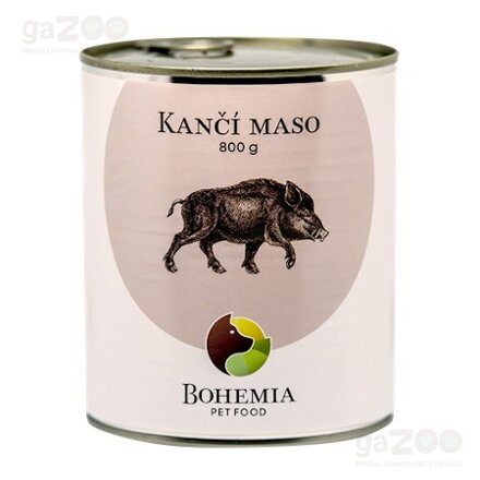 Diviak - mäso v konzerve od Bohemia pet food. Kvalitné mokré krmivo pre psov.