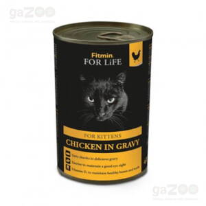 FITMIN cat For Life Kitten Chicken in gravy 400g