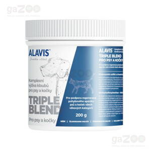  VÝPREDAJ  ALAVIS Triple Blend pre psy a mačky 200 g EXP04/24