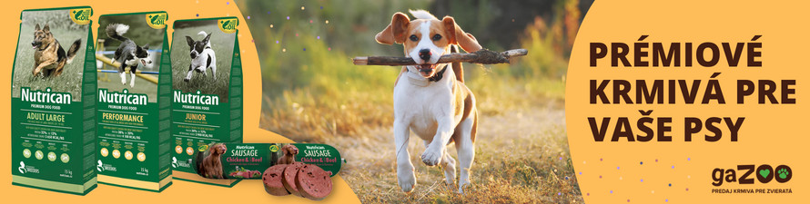 Nutrican granulea salámy pre psov, kvalitné a vyvážené krmivá