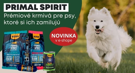 Primal Spirit - prémiové krmivá pre psov s vysokým obsahom čerstvých surovín.