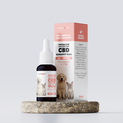 Olej konopný CBD 5% 10 ml