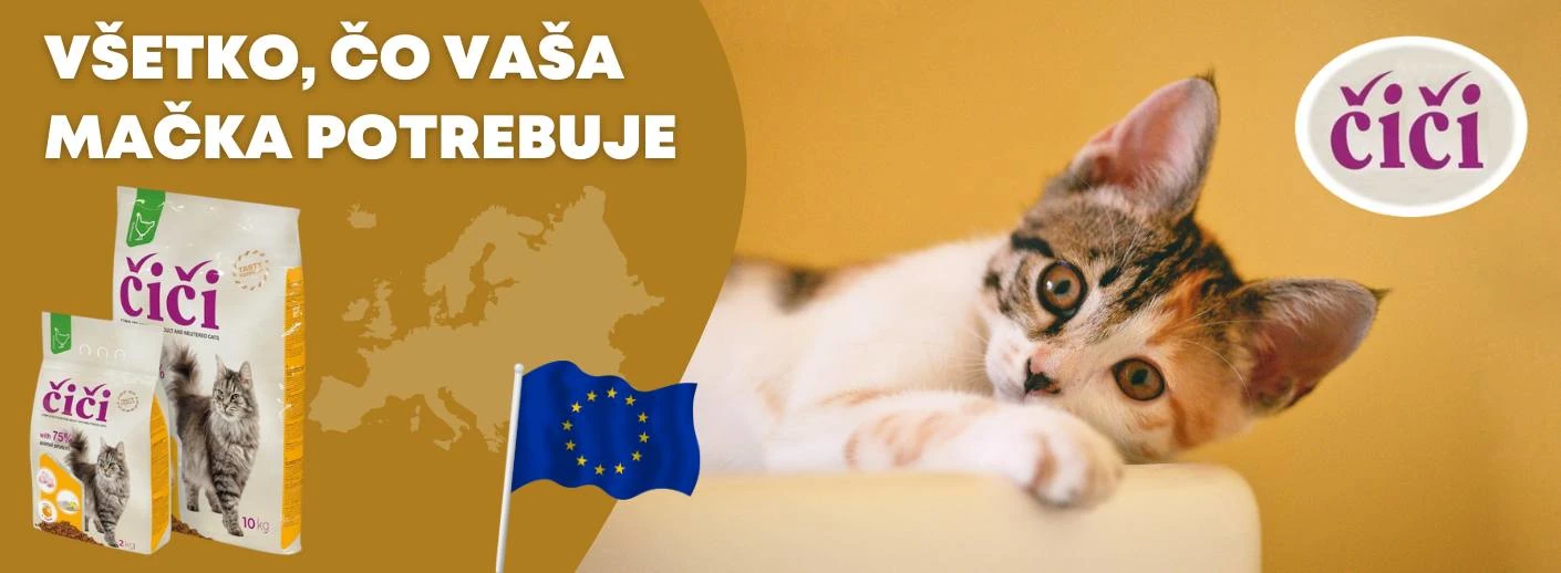 Čiči – chutné a výživné krmivo pre mačky s kvalitnými surovinami pre zdravie a spokojnosť vašej mačky.