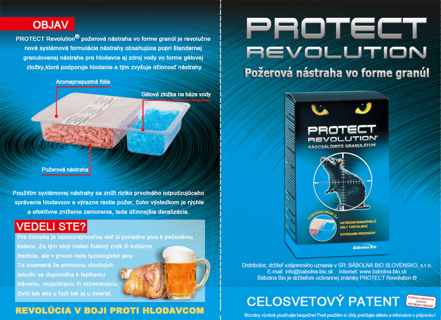 PROTECT Revolution na potkany granule 150g