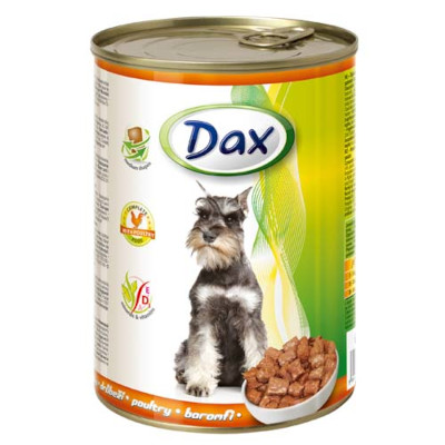 DAX Dog kúsky hydina 415g