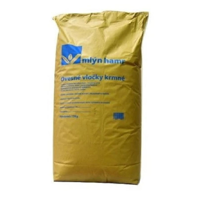 VÝPREDAJ Ovsené vločky kŕmne 15kg EXP 12.02.26
