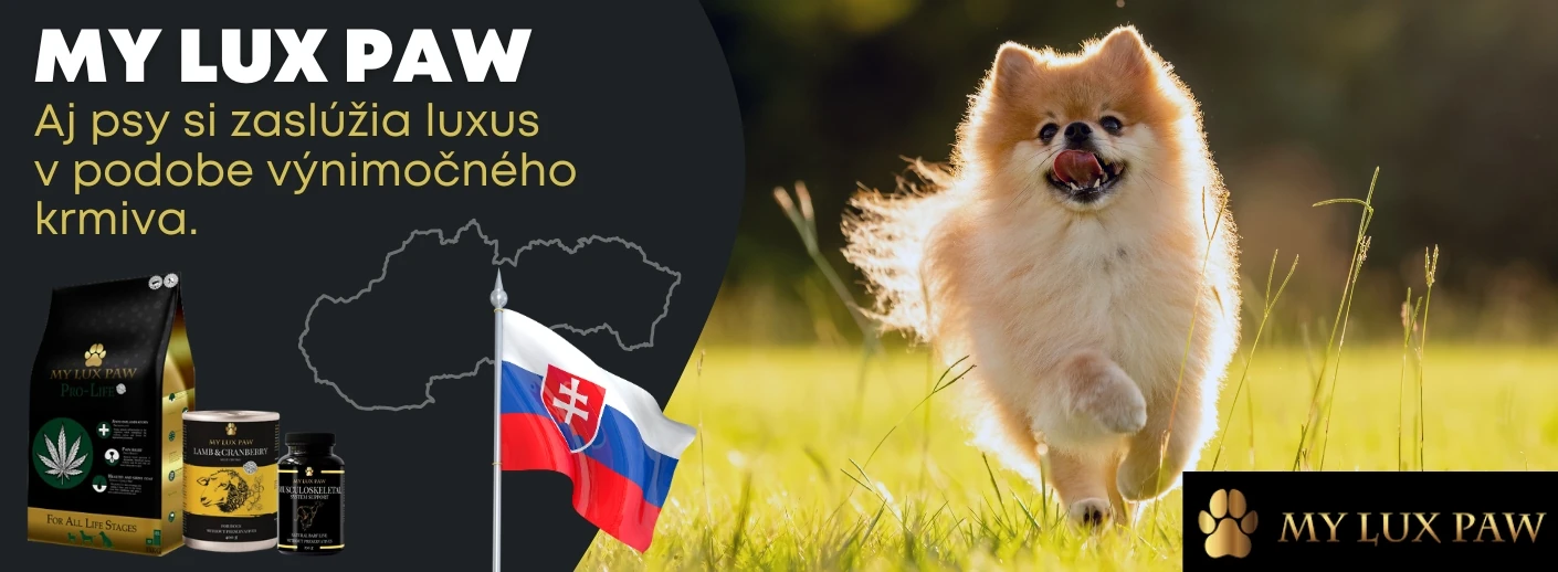 My Lux Paw – prémiové krmivo pre psov s kvalitnými surovinami pre zdravie, energiu a lesklú srsť.