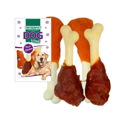 TATRAPET Dog Friend Kosť kalciová s kuracím a kačacím mäsom mix 4ks