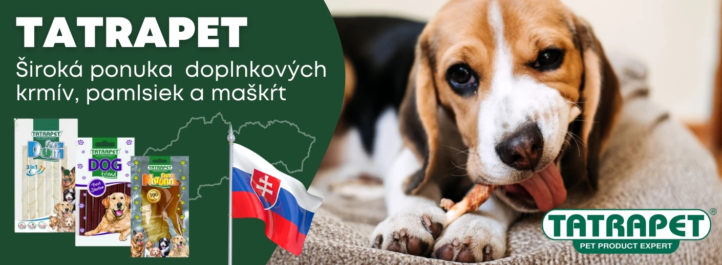 Tatrapet – kvalitné a cenovo dostupné krmivá a doplnky pre psov a mačky s vyváženým zložením pre každodennú starostlivosť.