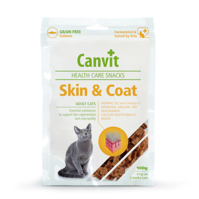 VÝPREDAJ CANVIT Skin&Coat Snacks 100g EXP 14.06.25
