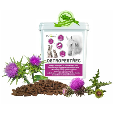 DROMY Ostropestrecové výlisky granulovaná forma 3kg