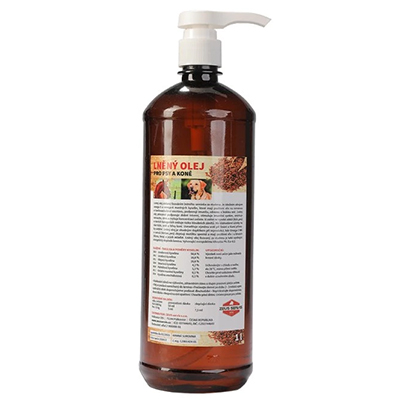ZEUS Ľanový olej pre psy a kone 1000ml