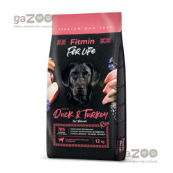 FITMIN dog For Life Duck & Rice 12kg