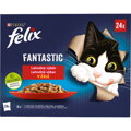 FELIX Fantastic lahodný výber v želé kura/hovädzie/králik/jahňa 24x85g
