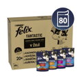FELIX Fantastic Multipack hovädzie/kura/kačica/jahňacie v želé 80 x 85g