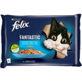 FELIX Fantastic s lososom a platesou v želé 4x85g
