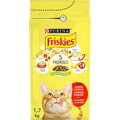 FRISKIES cat Adult s hovädzím, kuracím a so zeleninou 1,7 kg