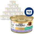 GOURMET Gold Savoury Cake s jahňacím a zelenými fazuľkami 12x85g