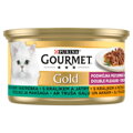 GOURMET Gold Double Pleasure s králikom a pečeňou 85g