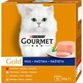 Lahodné paštéty Gourmet gold pre ozajstných mačacích labužníkov.
