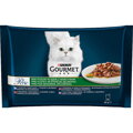 GOURMET Perle Multipack pstruh, hovädzie, divina, teľacie 4 x 85 g