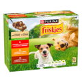 FRISKIES dog Adult multipack s hovädzím, s kuraťom a jahňacím v šťave 12x85g