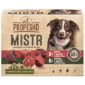 PROPESKO Mistr dog kapsičky s hovädzím a zverinou v omáčke 12x85g