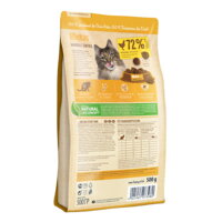 Kompletné Premium krmivo pre dospelé mačky. Prevencia tvorby chlpových zmotkov. 72 % živočíšnych proteínov.
