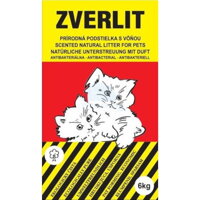 Bentonitové stelivo s vôňou - hrudkujúce - Zverlit červený.