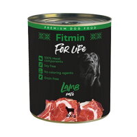 Kvalitná psia konzerva 800g veľká, s jahňacím mäsom, paté.