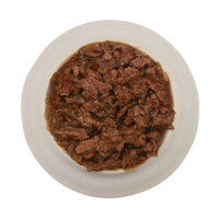 Fitmin kapsička pre dospelé psy s kuracím mäsom a šunkou, lahodné krmivo v omáčke