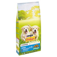Granule pre šteňatá Friskies, kompletné krmivo pre správnu výživu.