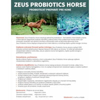 ZEUS Probiotics horse - probiotický prípravok pre kone, probiotiká.