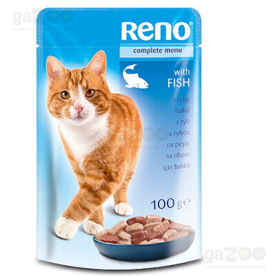 RENO Cat kúsky - ryba 100g