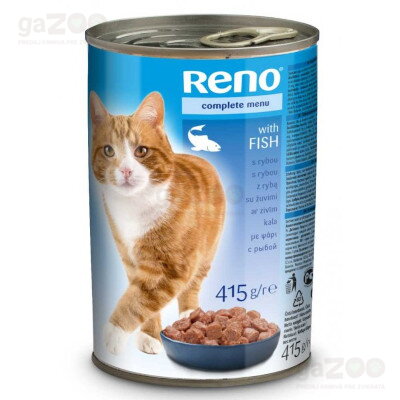 RENO Cat kúsky - ryba 415g