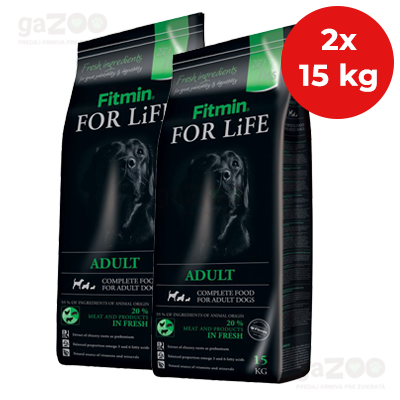 FITMIN dog For Life Adult All breeds 2x15kg