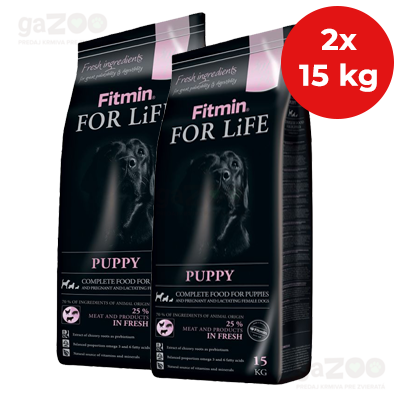 FITMIN dog For Life Puppy All breeds 2x15kg