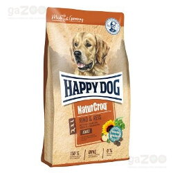 HAPPY DOG Naturcroq Rind & Reis