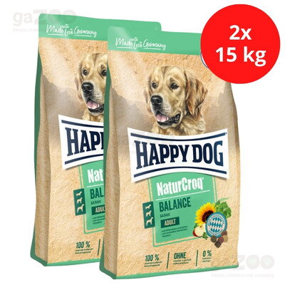HAPPY DOG Naturcroq Balance 2x15kg