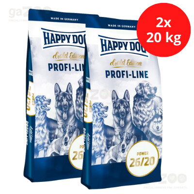 HAPPY DOG Profi Gold Power 26/20 2x20kg