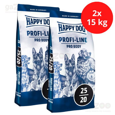 HAPPY DOG Profi line Pro Body 25/20 2x15kg