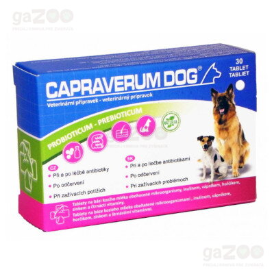 CAPRAVERUM dog probioticum-prebioticum 30tbl.