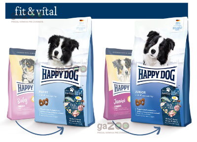 Nové Happy Dog YOUNG fit & vital