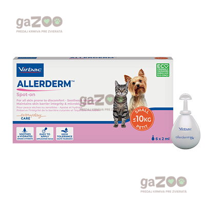 ALLERDERM Spot-on pre malých psov a mačky do 10 kg, 6x2ml