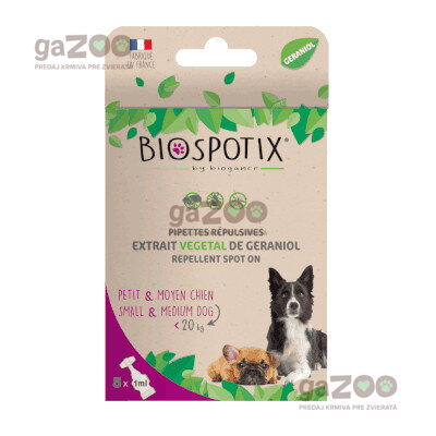 BIOGANCE Biospotix Dog spot-on S-M 5x1ml