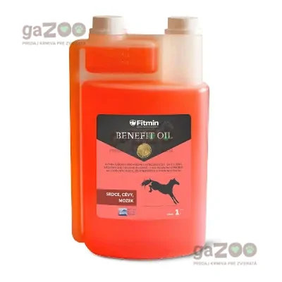 FITMIN Benefit oil lososový olej pre kone 1L