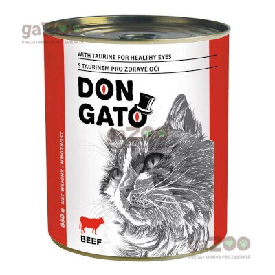 DON GATO cat Hovädzie 850g
