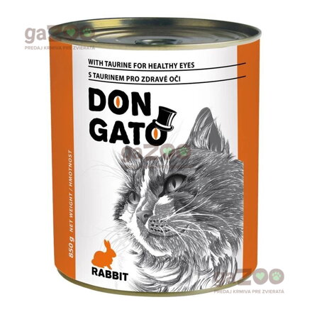 DON GATO cat Králik 850g