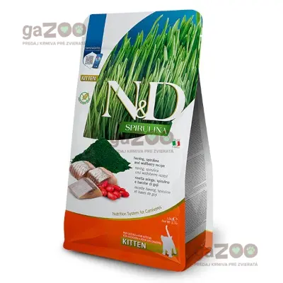 N&D cat SPIRULINA (GF) kitten, herring 1,5kg
